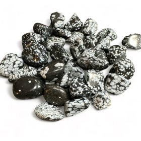 Hópehely Obszidián Ásvány Marokkő Közepes