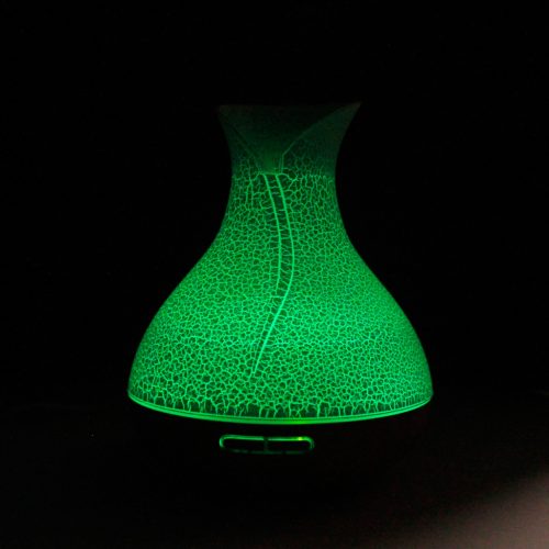 Pálma Aroma Diffúzor - Repedezett Hatás - USB - Színváltós - Időzítővel