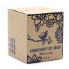 Aromaterápiás Szójagyertya Fa Kanóccal - Muskátli/210g