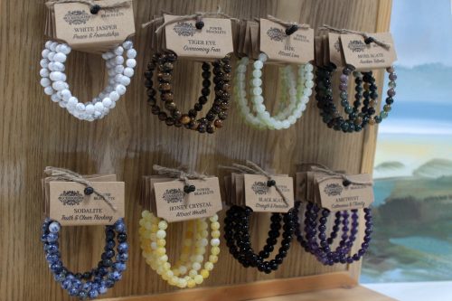 Energia karkötők- Fehér Jáspis