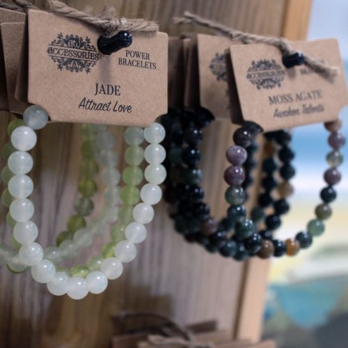 Energia karkötők- Fehér Jáspis