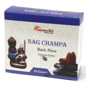   Aromatika  "Folyékony Füst"- Nag Champa - Backflow füstölő kúp