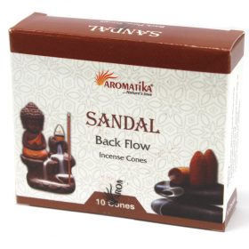   Aromatika "Folyékony Füst"- Szantálfa - Backflow füstölő kúp