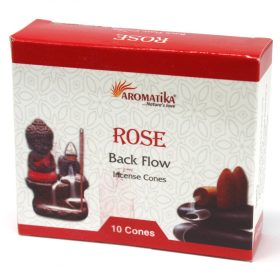   Aromatika "Folyékony Füst"- Rózsa - Backflow füstölő kúp