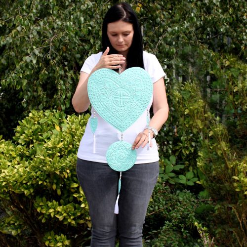 Alumínium Falidíszek - Szívek