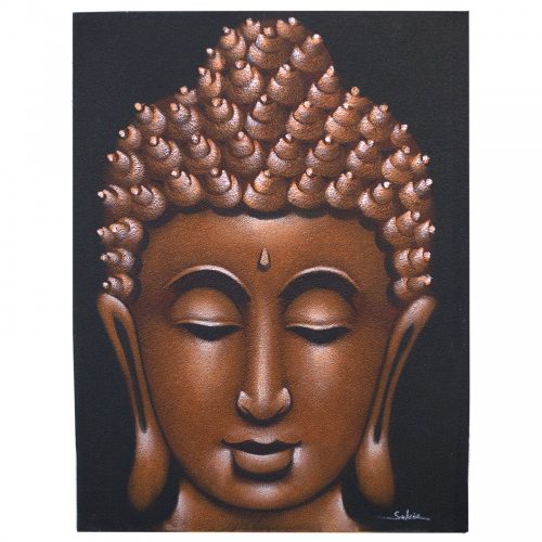 Buddha Festmény - Réz Homok