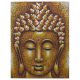 Buddha Festmény - Arany Brokát Hatás