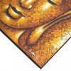 Buddha Festmény - Arany Brokát Hatás