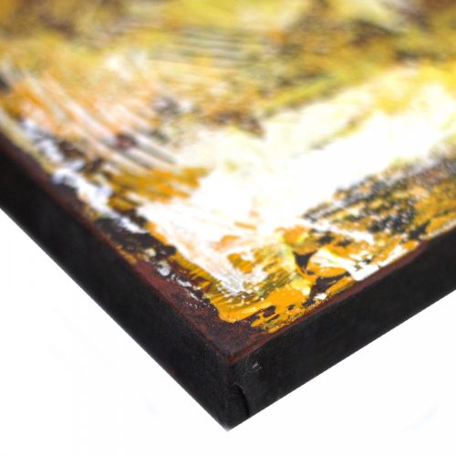 Buddha Festmény - Kék Brokát Hatás