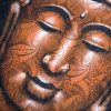 Buddha Festmény - Réz Brokát Hatás