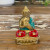 Bronz Buddha Szobor - Felemelt Kezek - 7.5 cm