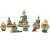 Bronz Buddha Szobor - Fekvő - 10cm