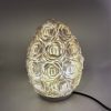 Boho Kagyló Lámpa - Ovális - 20cm