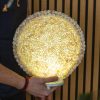 Boho Kagyló Lámpa - Vegyes - 30cm