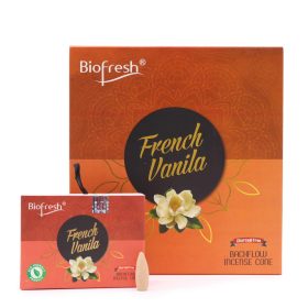   Biofresh Visszaáramló Füstölőkúpok (40 kúp) - Francia Vanilla