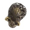 Vintage Bronz Koponya - Közepes