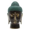 Nagy Antik Bronz Buddha Fej