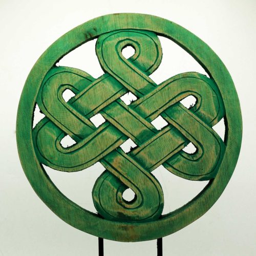 Buddha Feng Shui Együttes - Buddha Csomó - Zöld