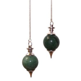 Gömbölyű Inga - Zöld Aventurín