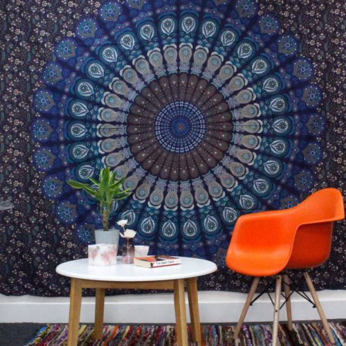 Kettős Pamut Ágytakaró / Falidísz - Klasszikus Mandala