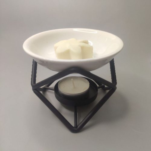 Kerámia és Vas Aromalámpa-Hexagonális Állvány