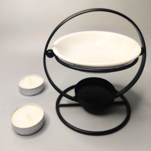 Kerámia és Vas Aromalámpa-Kerek Állvány