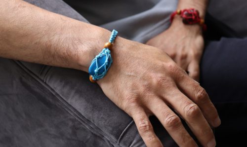 Ásvány Karkötőzsinór 20-28cm - Fehér