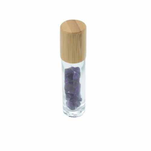 Roll-On Üvegcse 5ml - Ametiszt  - Bambusz  Kupak