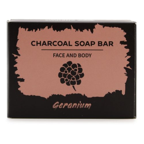 Aktív Szenes Szappan 85g - Geranium