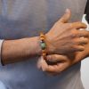 Cédrusfa Szakrális Chakra Karkötő Aventurinnal