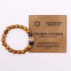 Cédrusfa Korona Chakra Karkötő Kristálykvarccal