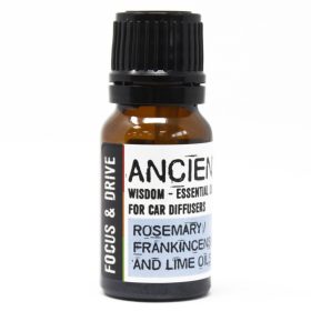   10ml Aromaterápiás Olaj Autós Aroma Diffúzorba - Összpontosíts és Vezess