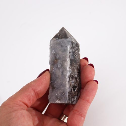 Kalcit Geóda - Torony (kb. 9-11cm)