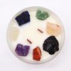 Nagy Chakra Gyertya Kristályokkal - 7 Chakra