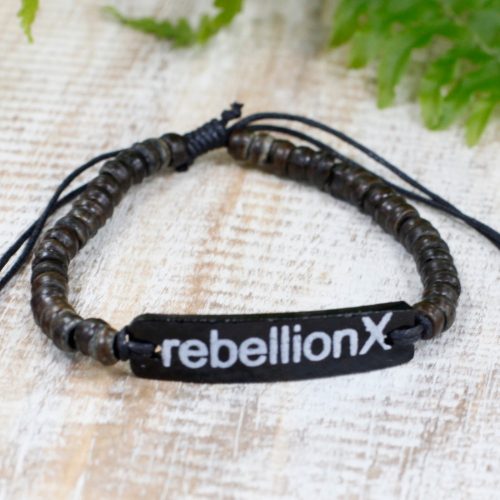 Kókusz Karkötők Szlogennel - Rebellion X