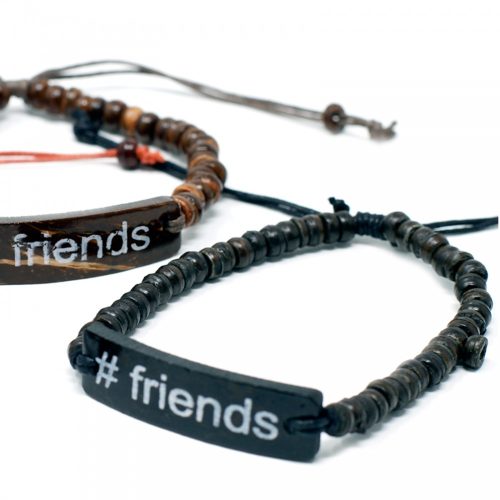 Kókusz Karkötők Szlogennel - #Friends