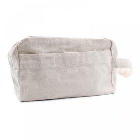 Natúr Pamutvászon Toalett Táska 10 oz - Klasszikus