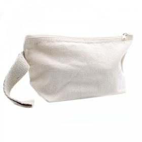 Natúr Pamutvászon Toalett Táska 10 oz - Felfüggeszthető
