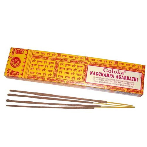 Goloka Nag Champa Füstölő Pálcikák 16g