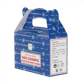   Satya "Folyékony Füst" Illatos Kúpok - Nag Champa (24 db)