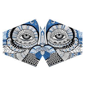 Mosható Maszk - Misztikus Bagoly (Felnőtt)