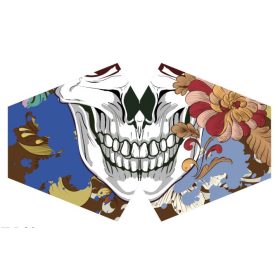 Mosható Gyermek Maszk- Színes Koponya (Gyermek)