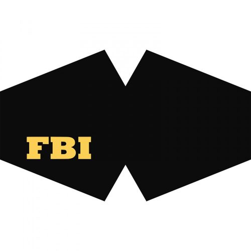 Mosható Maszk, Szájmaszk - FBI (Felnőtt)