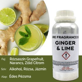 Gyömbér és Zöld Citrom Illatolaj- 500ml