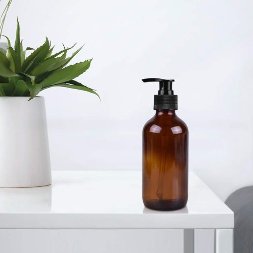 48 x 250ml Jantár Üveg Pumpával