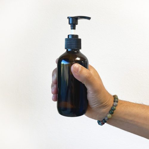48 x 250ml Jantár Üveg Pumpával