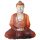 Kézműves Buddha Szobor-Ölbe Tett Kezek-30cm