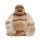 Kézműves Buddha Szobor - 30cm Boldog - Fehér Súrolt