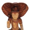 Kézműves Buddha Szobor - Shiva Kobrával - 50cm