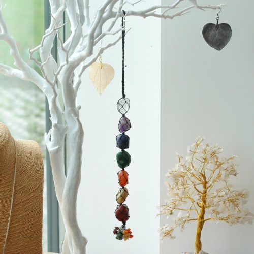 Lógó Chakra Kő Medál - Hét Chakra